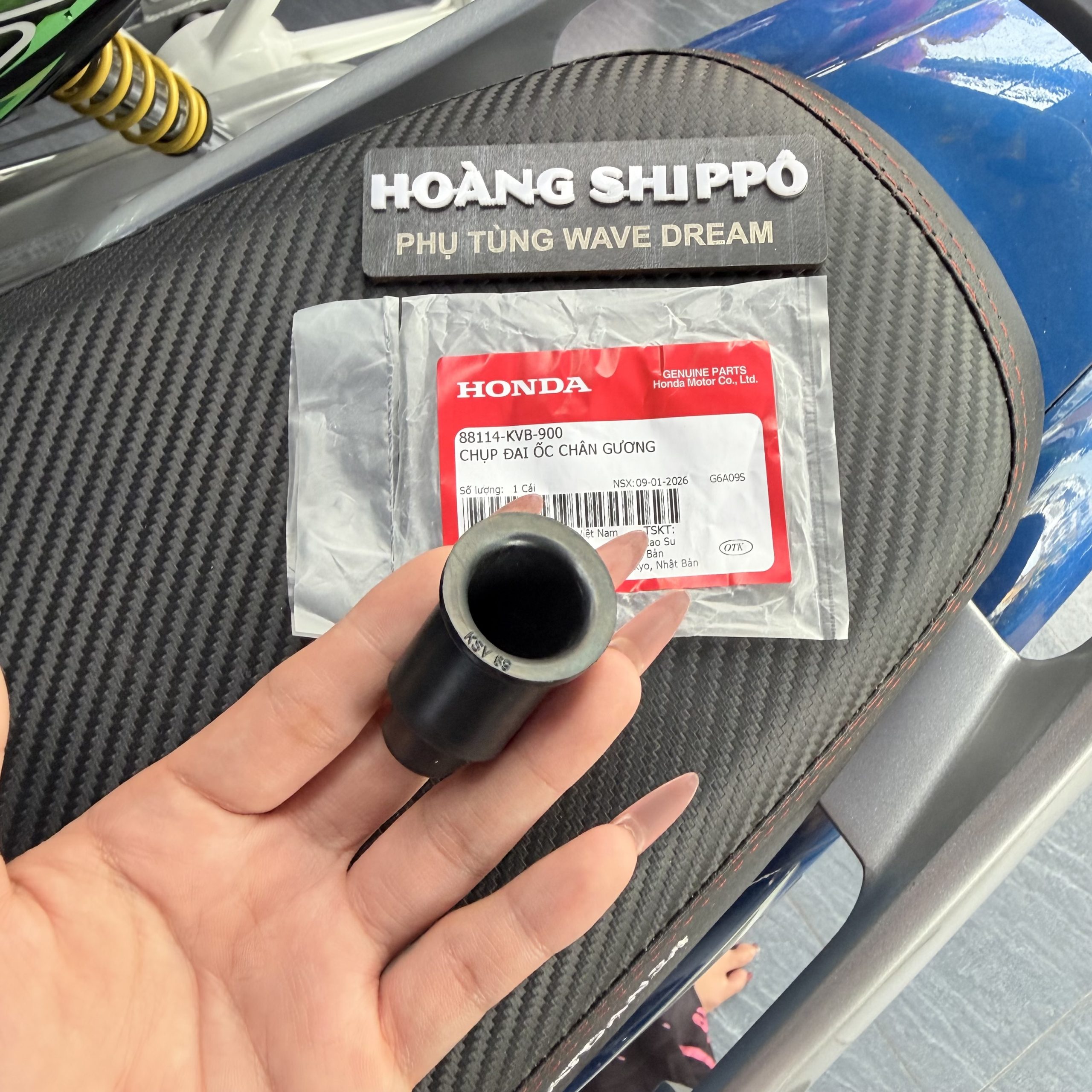 Cao su chân kính , chụp đai ốc chân gương 88114KVB900 8 Cao su chân kính , chụp đai ốc chân gương 88114KVB900 - Ảnh 6